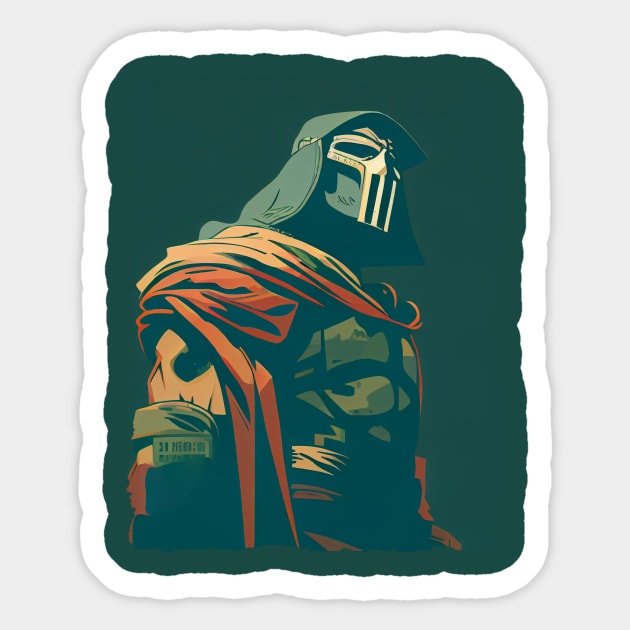 Mf Doom Sticker by Pixy Official